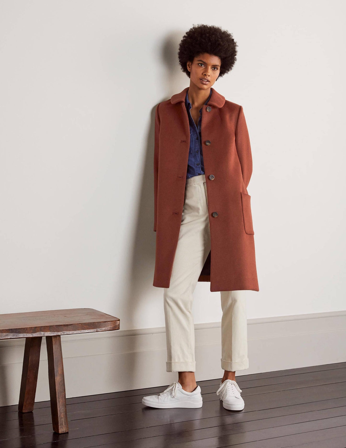 Clifford Coat-Red Oak
