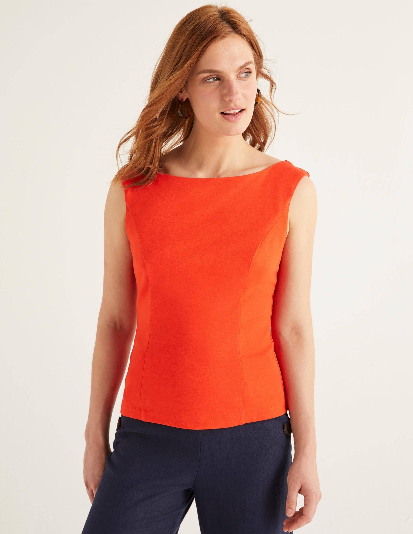 Ettie Ponte Top-Orange Sunset