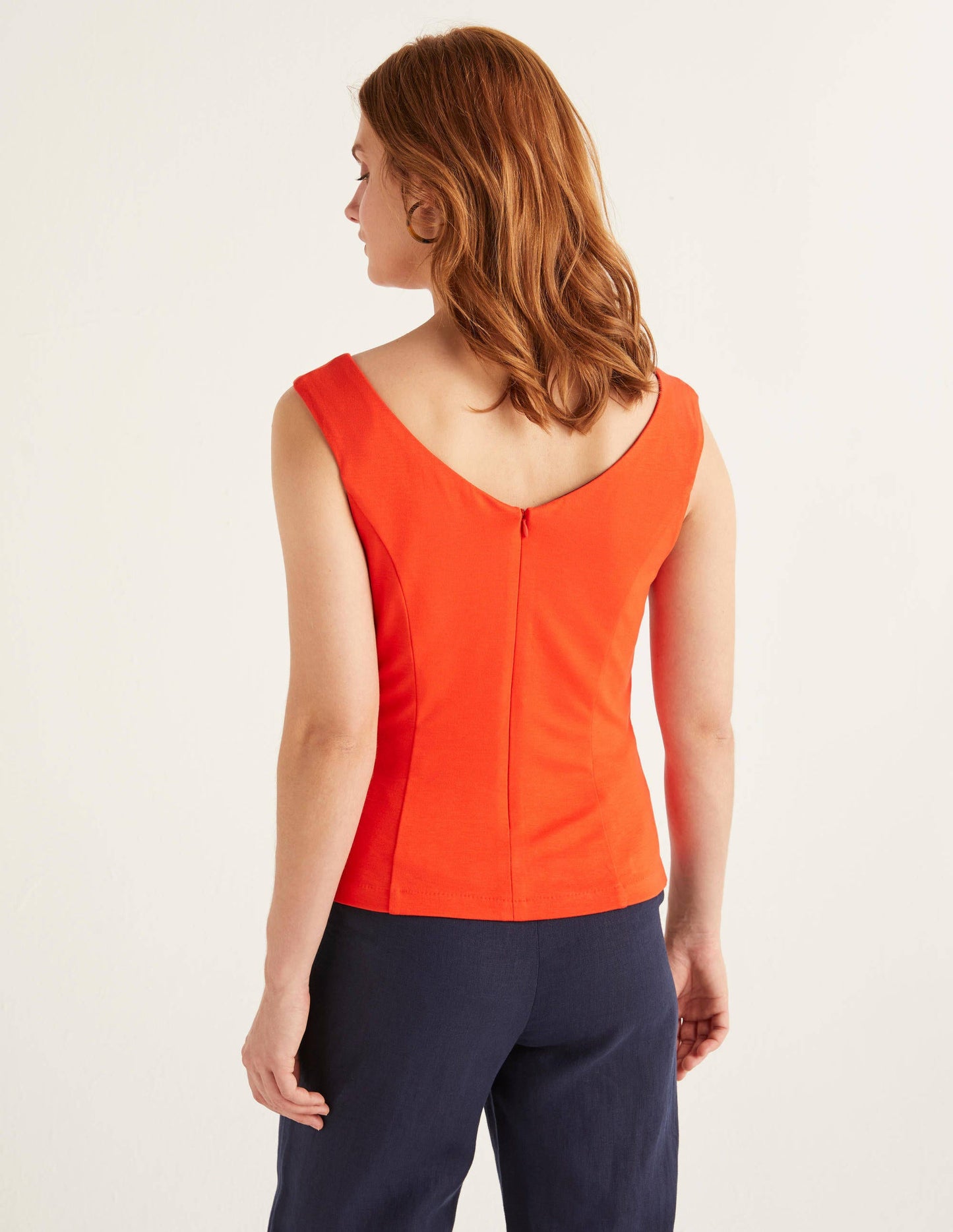 Ettie Ponte Top-Orange Sunset