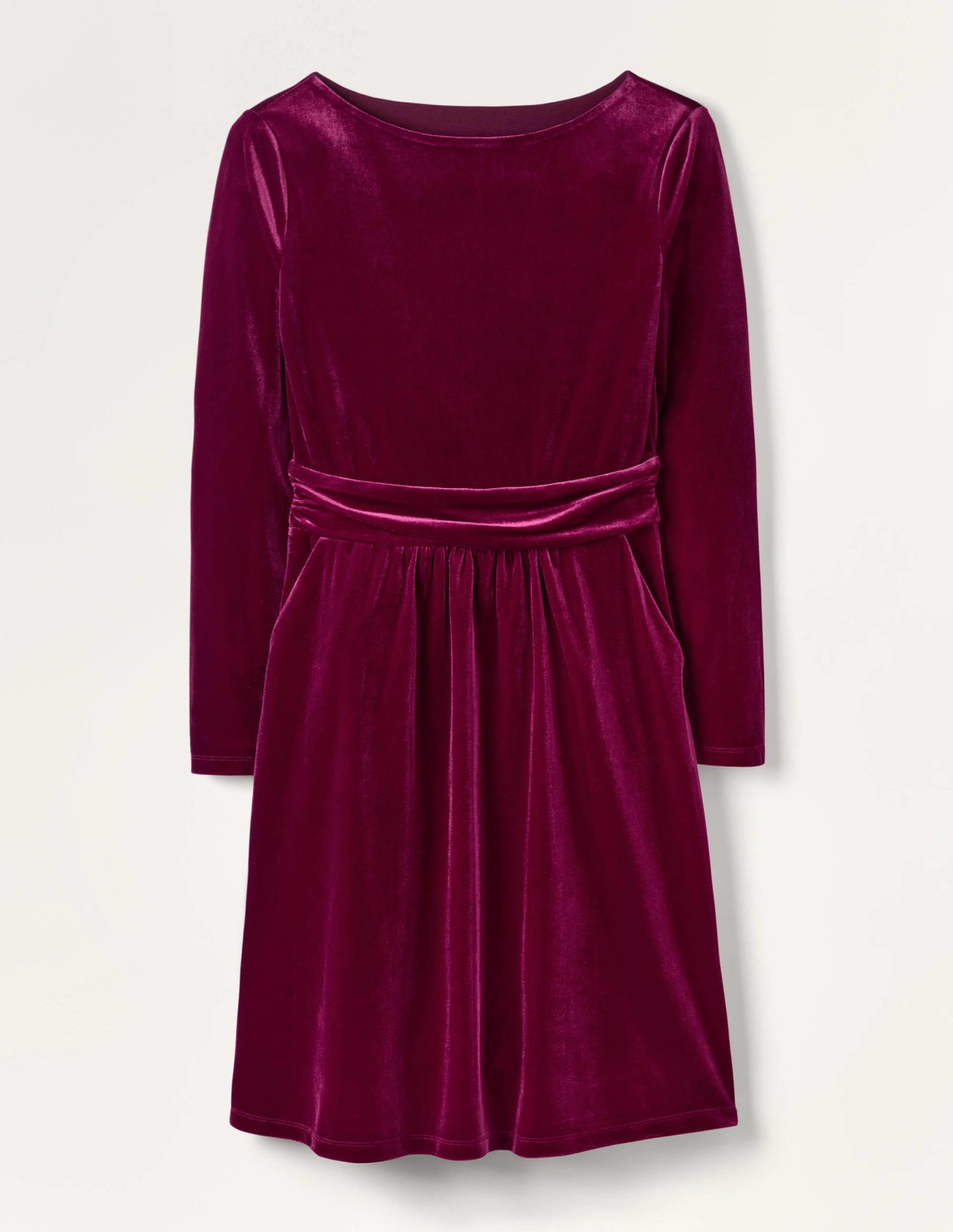 Abigail Velvet Dress-Ruby Ring