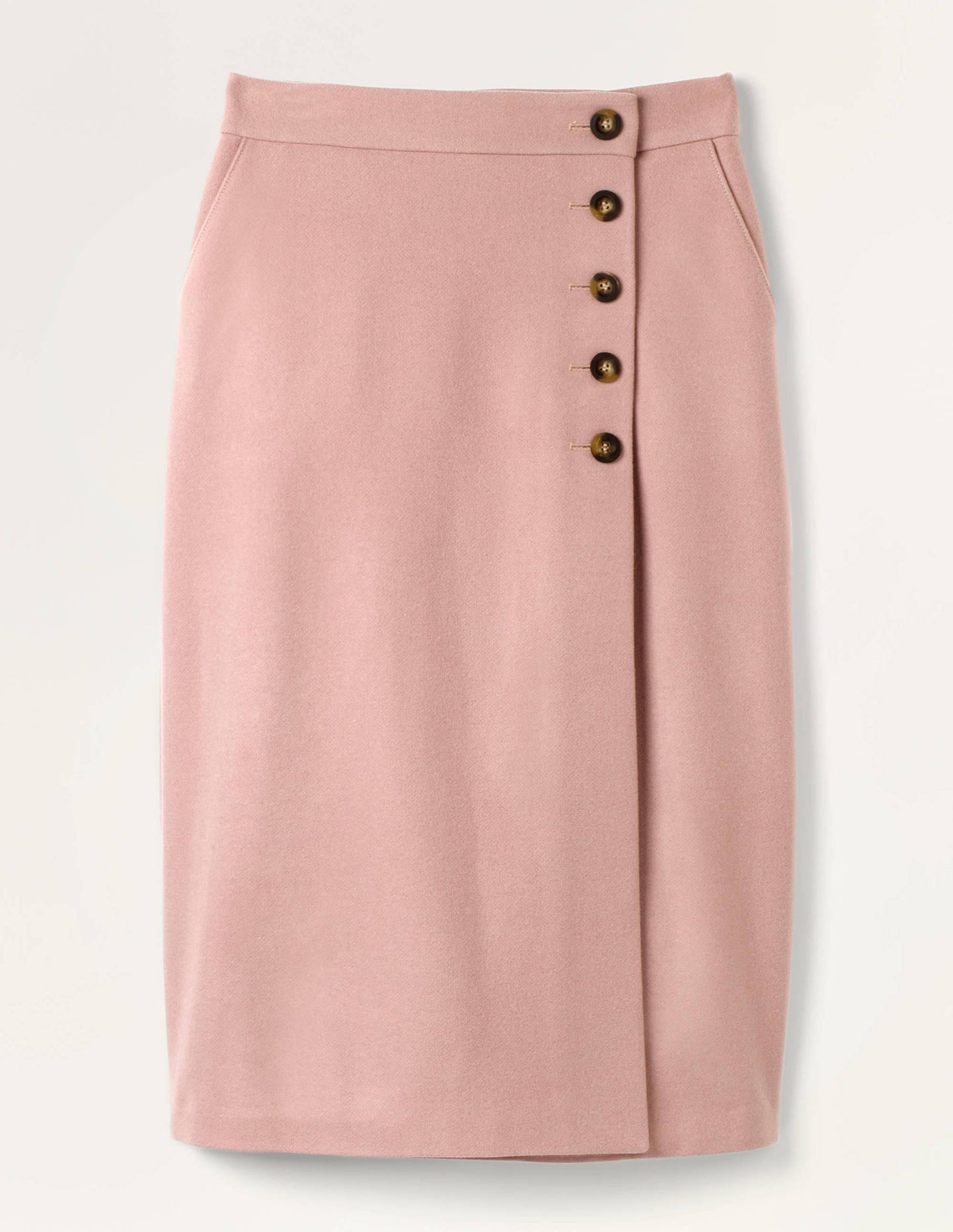 Darcey Midi Skirt-Pale Pink