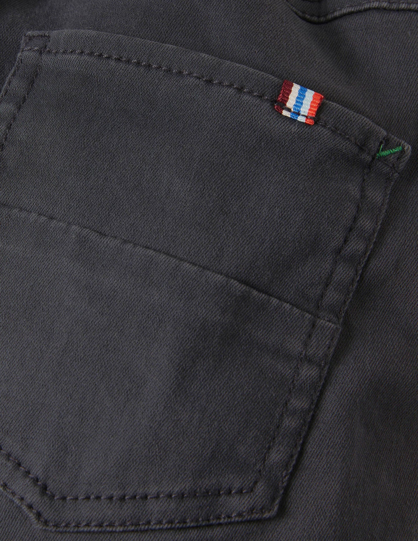 Relaxed Slim Pull-on Trousers-Soot Grey