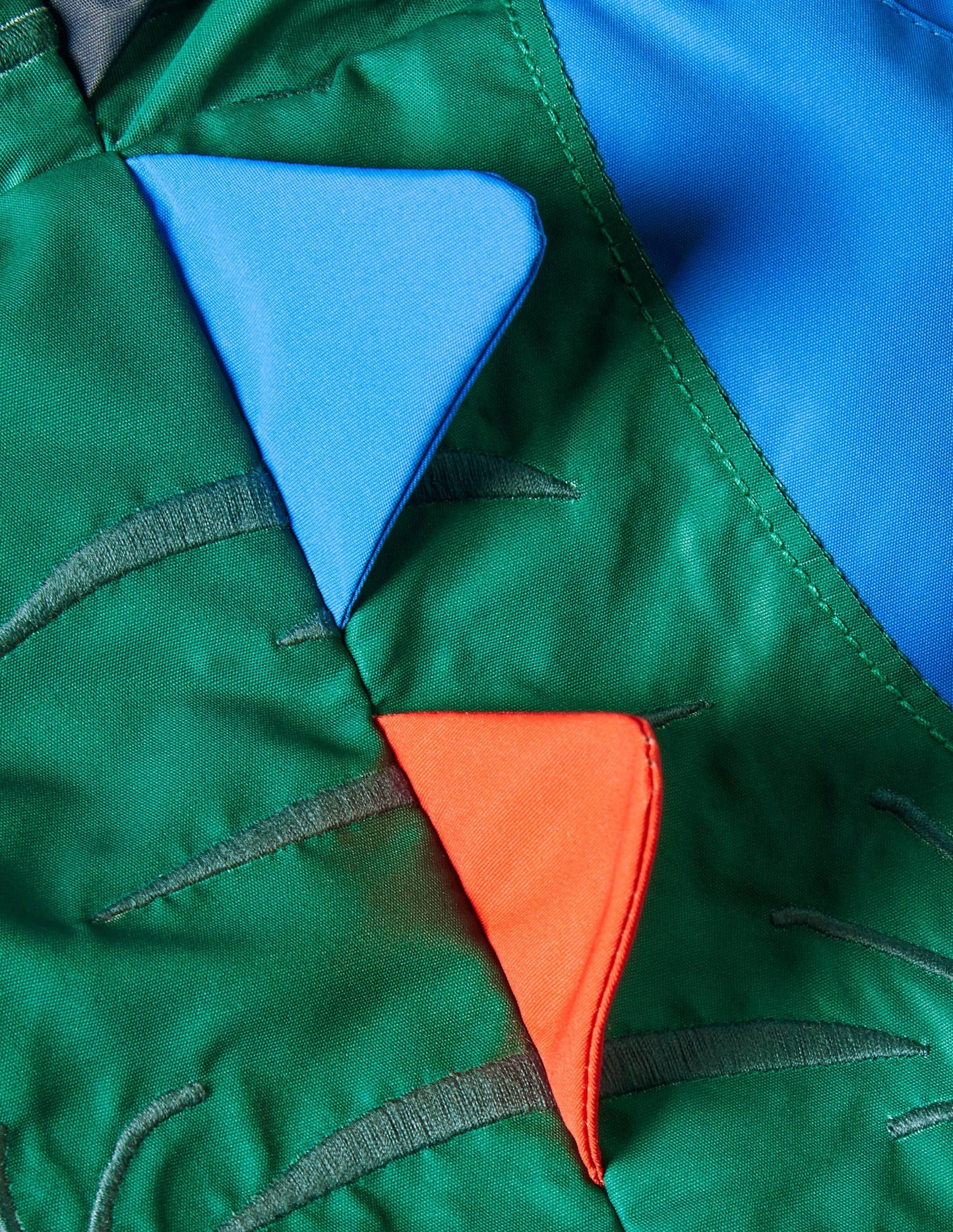 Cosy Sherpa-lined Anorak-Moroccan Blue Dinosaur