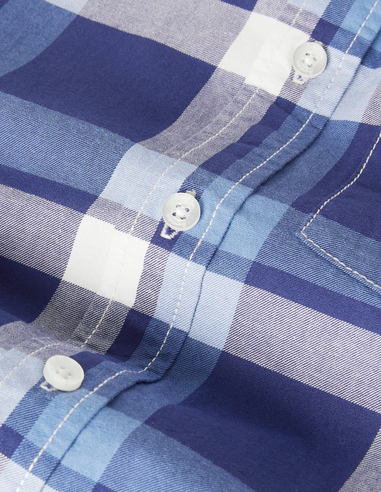 Casual Twill Shirt-College Navy/Blue