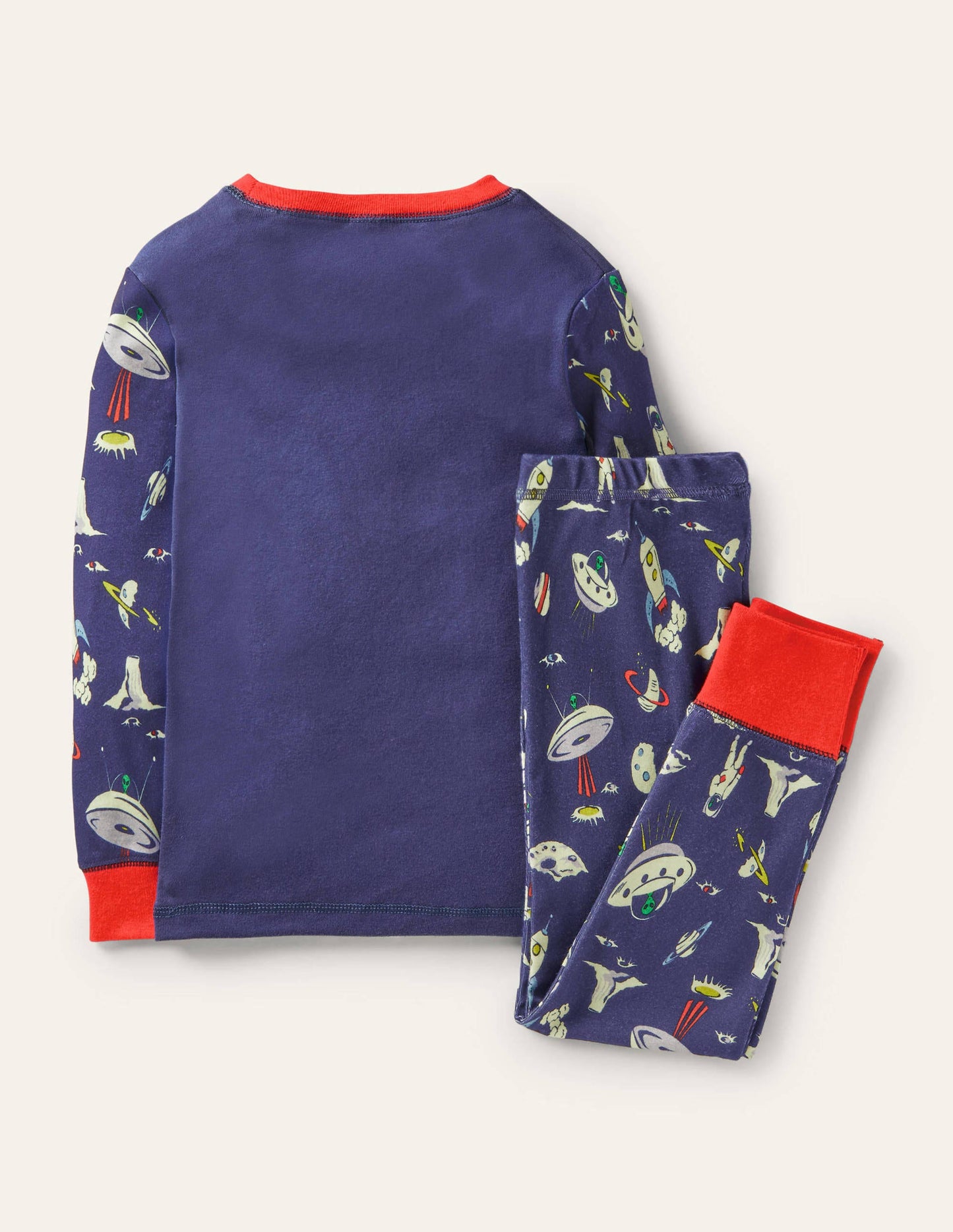 Snug Long John Pyjamas-Starboard Blue UFO