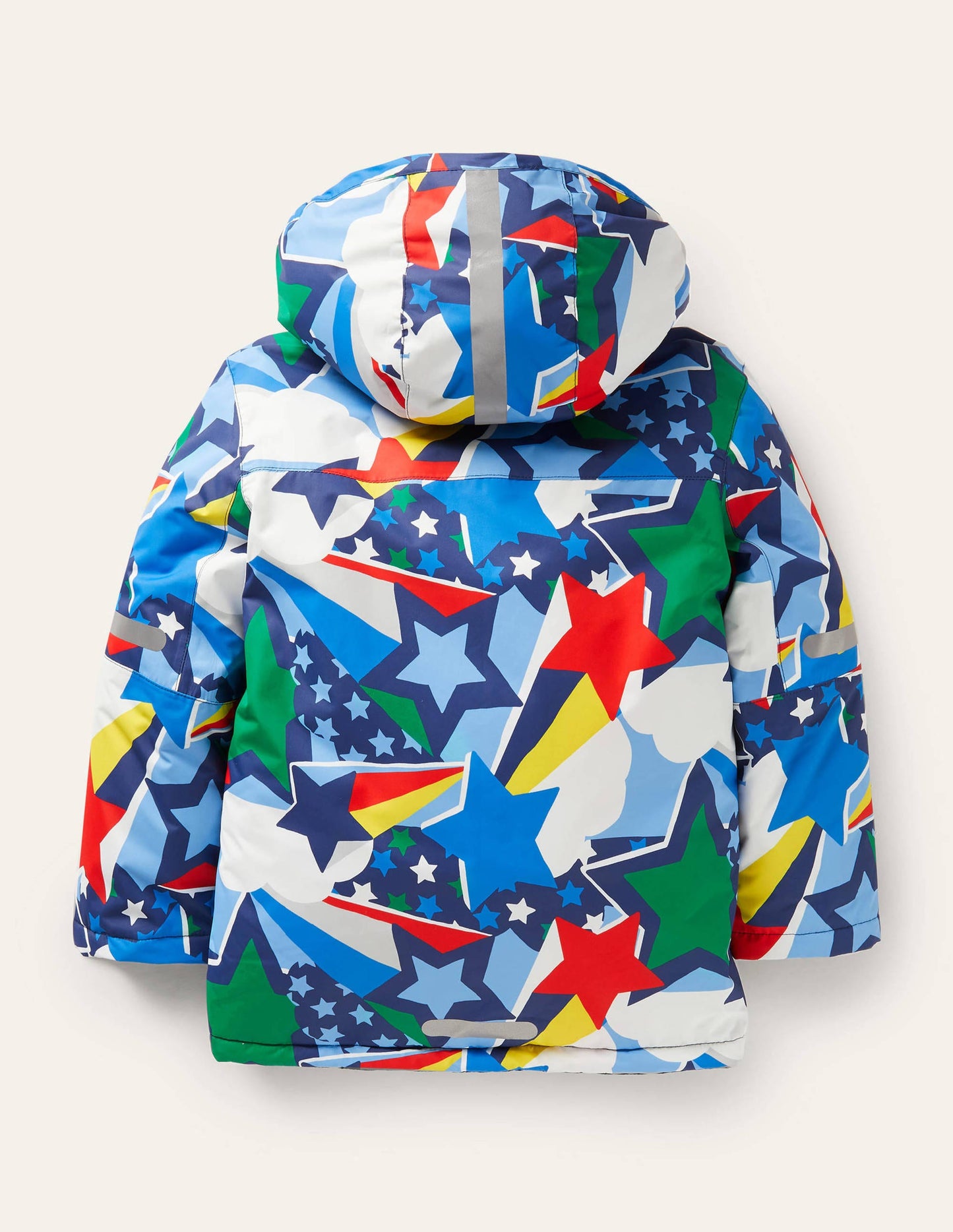 All-weather Waterproof Jacket-Bright Rainbow Stars