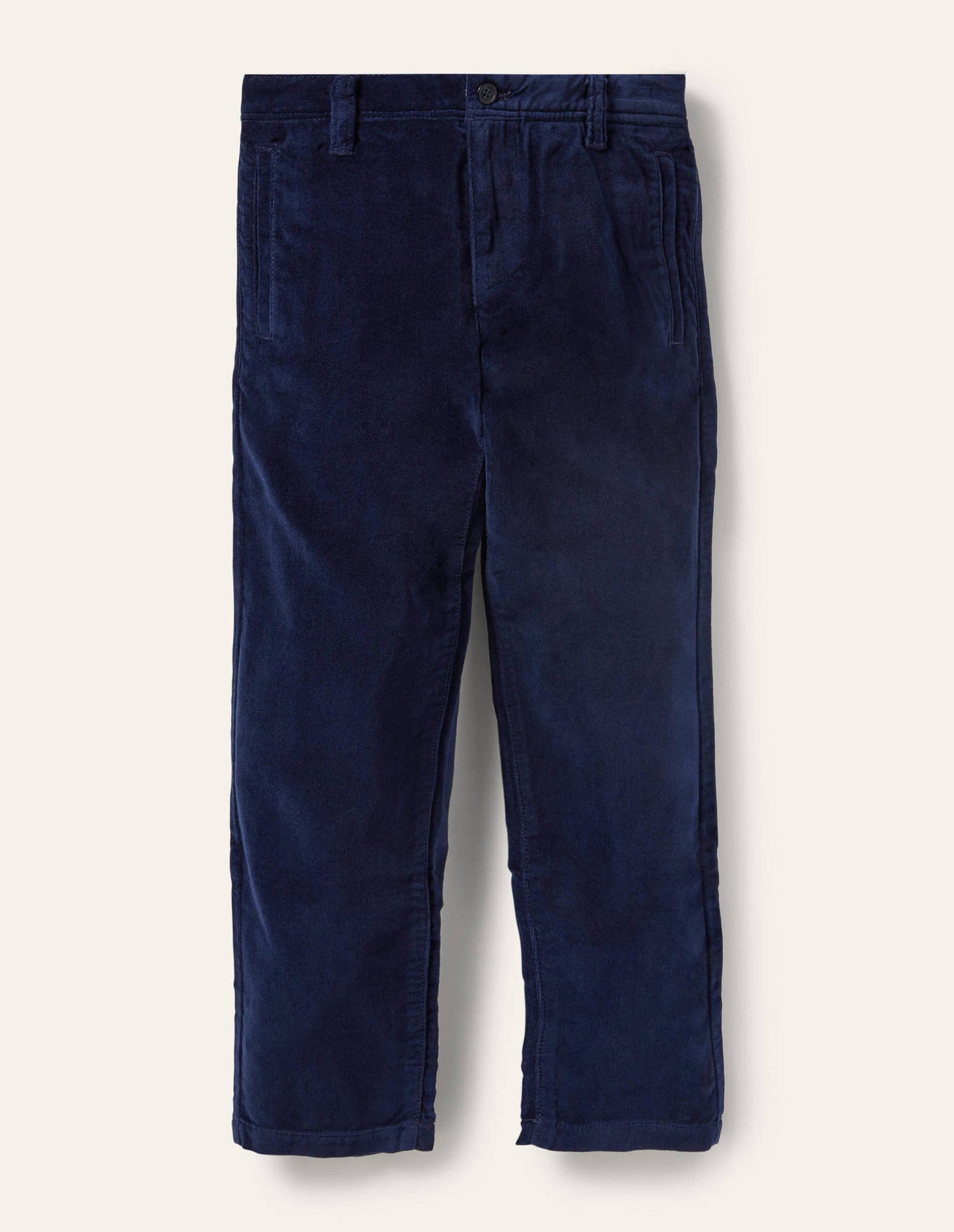 Smart Velvet Trousers-College Navy