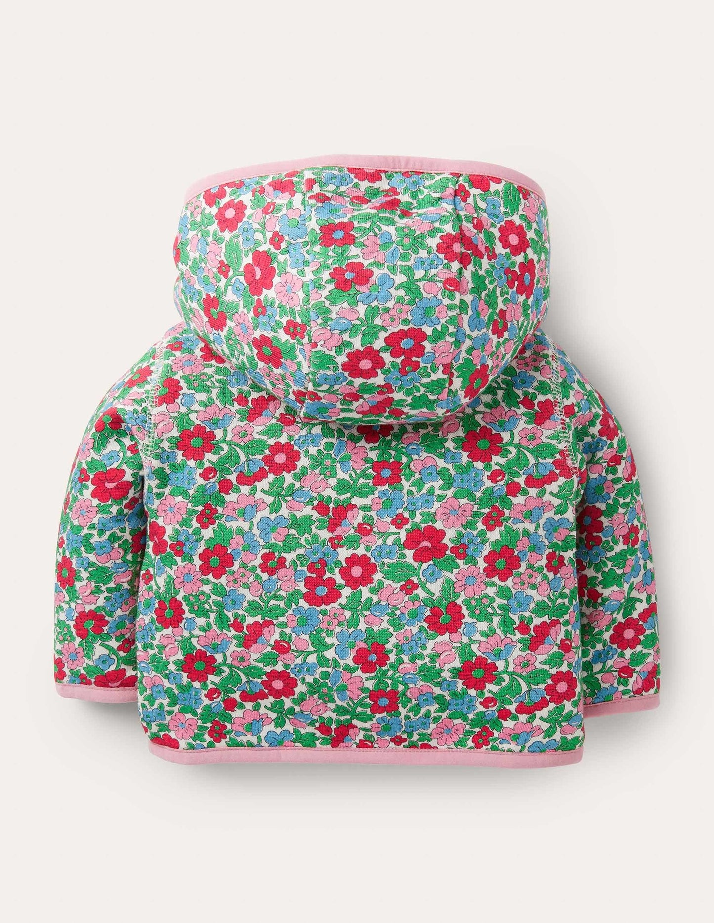 Floral Reversible Jacket-Ivory Vintage Bloom