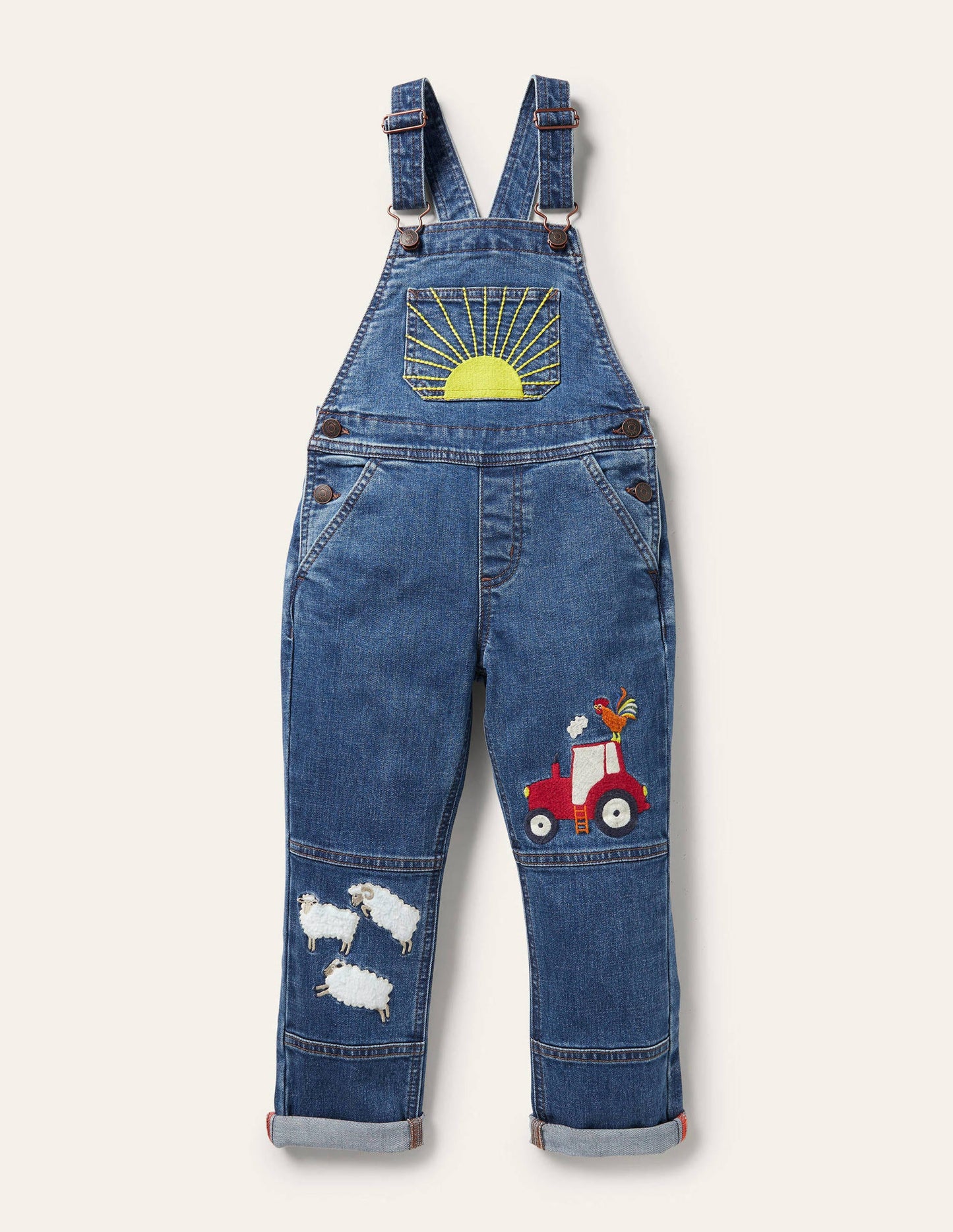 Fun Dungarees-Dark Vintage Weather