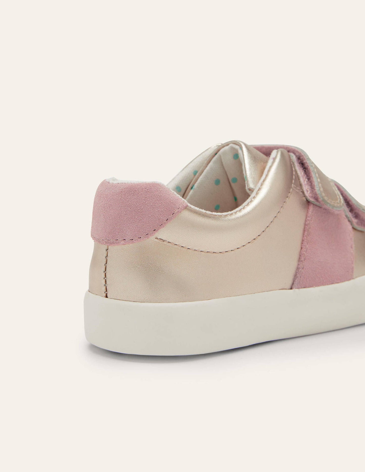 Fun Trainers-Gold Leather
