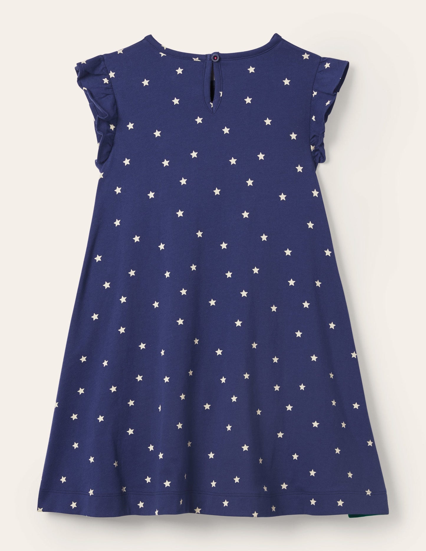 Lift The Flap Jersey Dress-Starboard Blue Tent