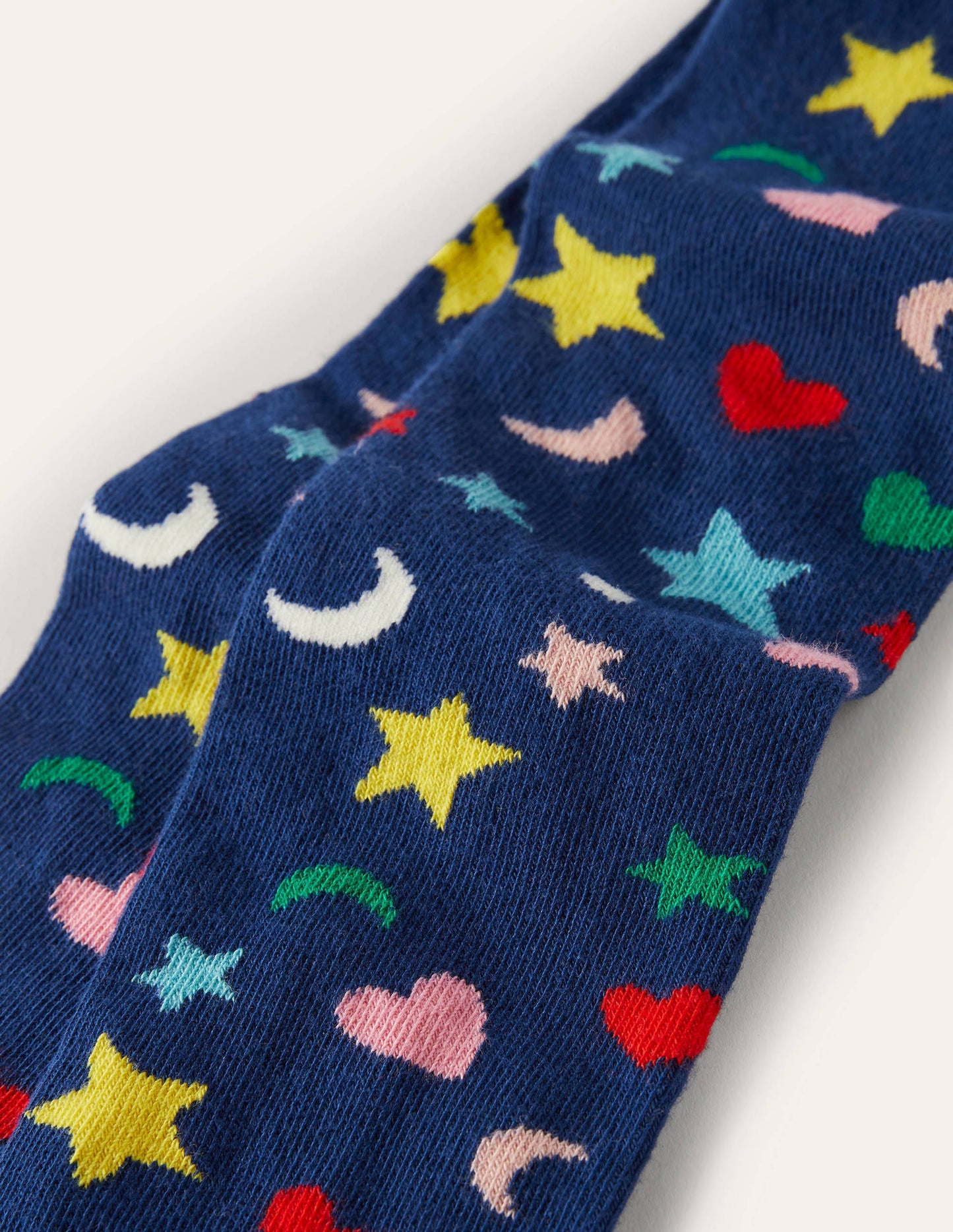 Patterned Tights-Stars Hearts and Moons