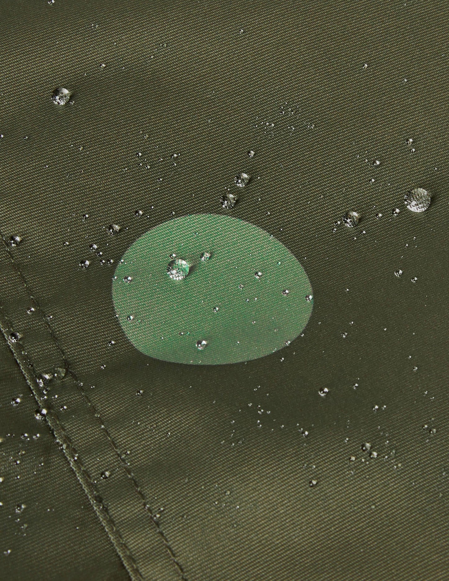 Cosy Waterproof Coat-Khaki Green Multi Spot