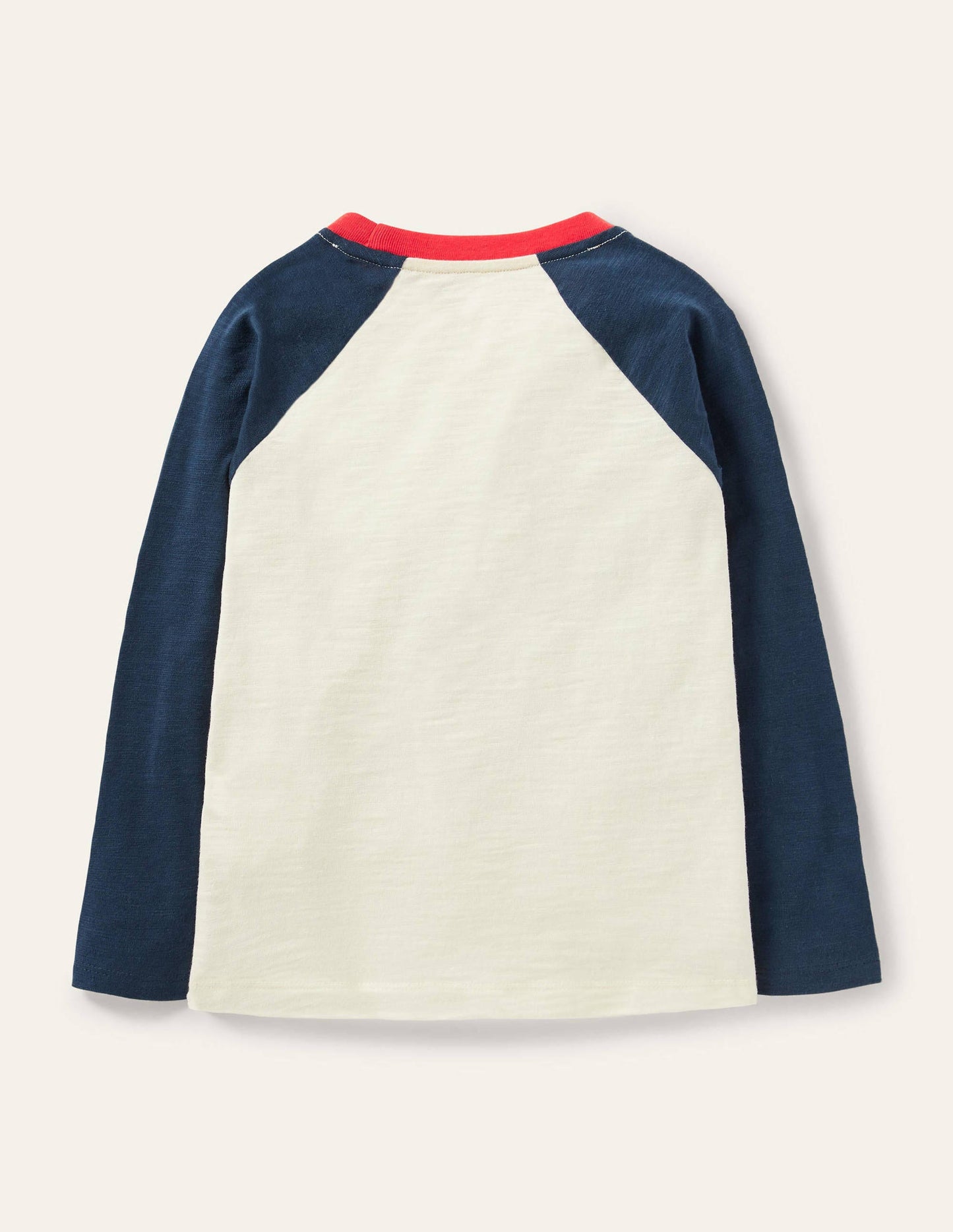 Textured Raglan T-shirt-Ivory Small But Brave