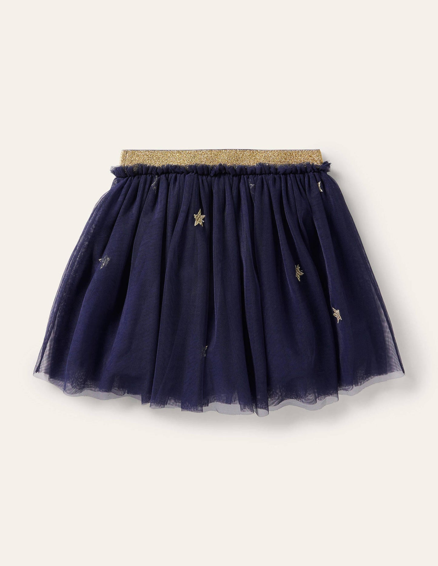 Appliqué Tulle Skirt-Starboard Blue Animals