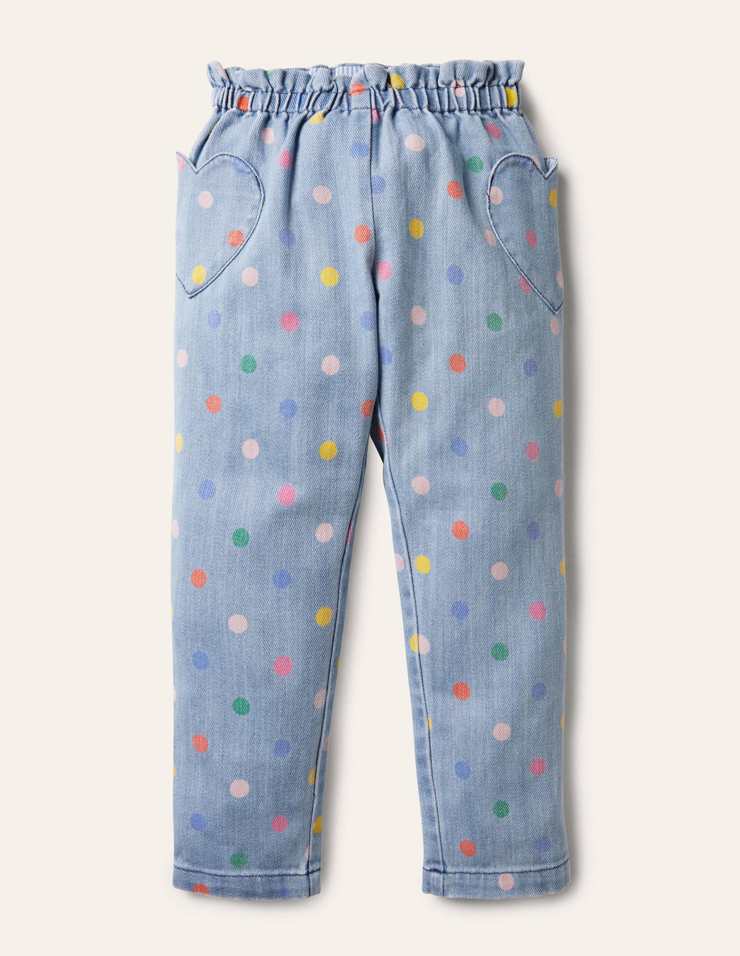 Pull-on Trousers-Chambray Multi Spot