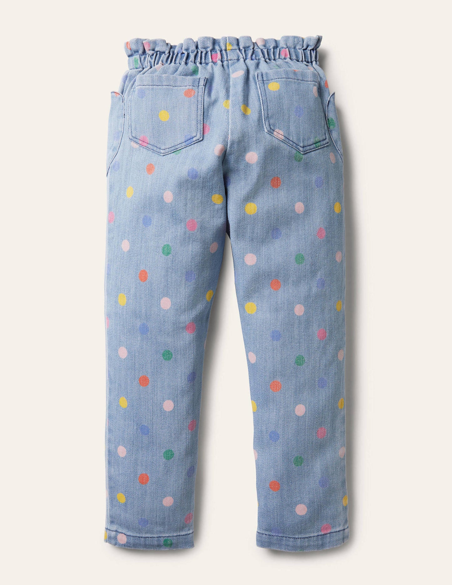 Pull-on Trousers-Chambray Multi Spot