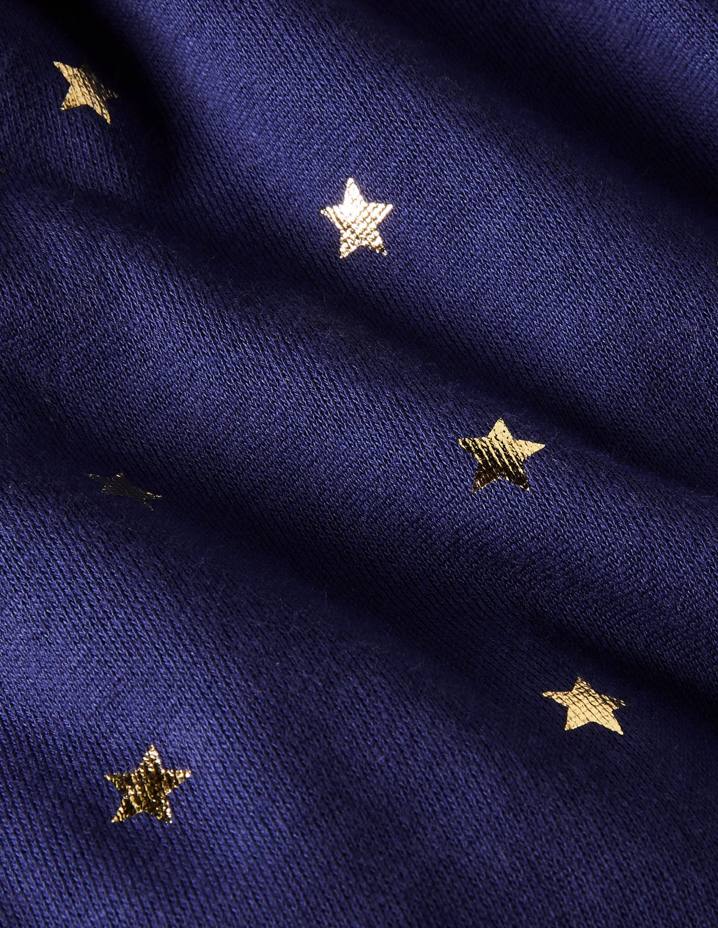 Cosy Twirly Sweatshirt Skirt-Starboard Blue Gold Star