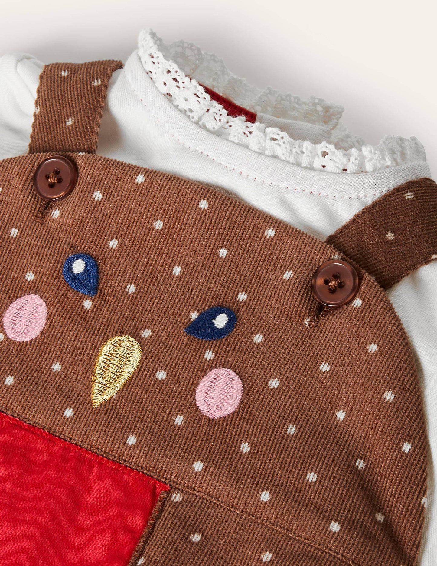 Novelty Dungaree Play Set-Terrier Brown Robin