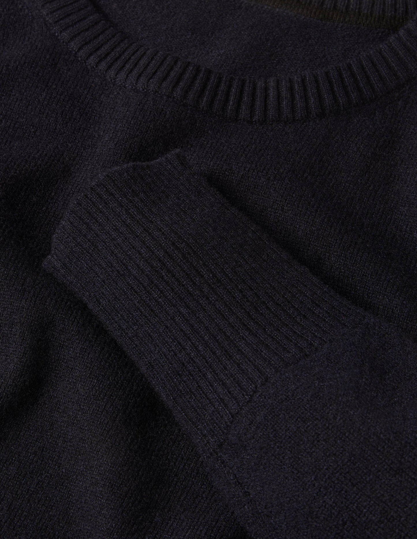 Cashmere Crew Neck Jumper-Navy