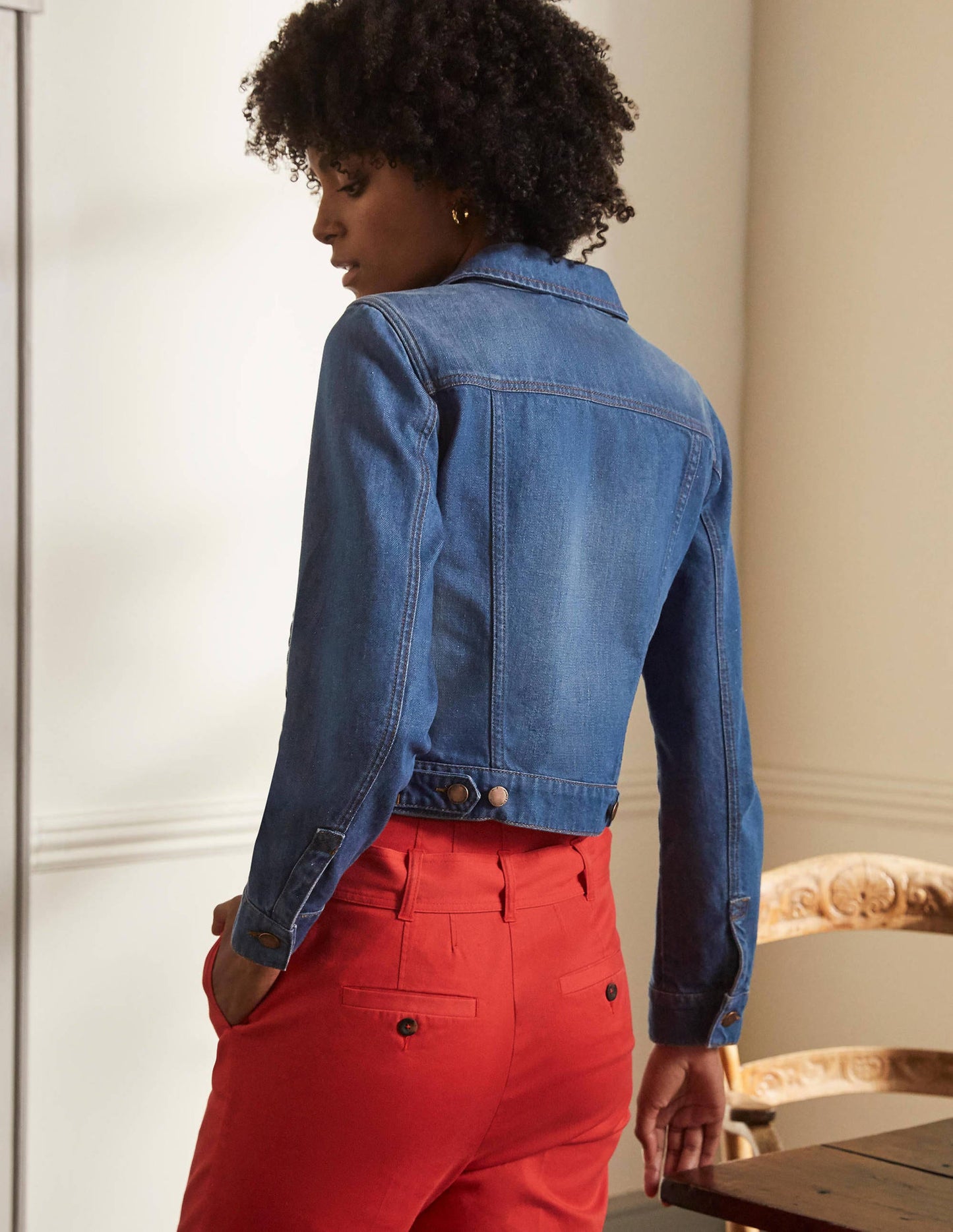 Classic Denim Jacket-Mid Vintage