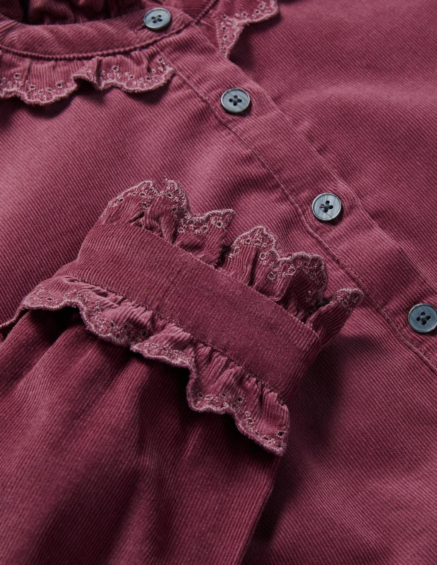 Eliza Broderie Shirt-Figgy Pudding