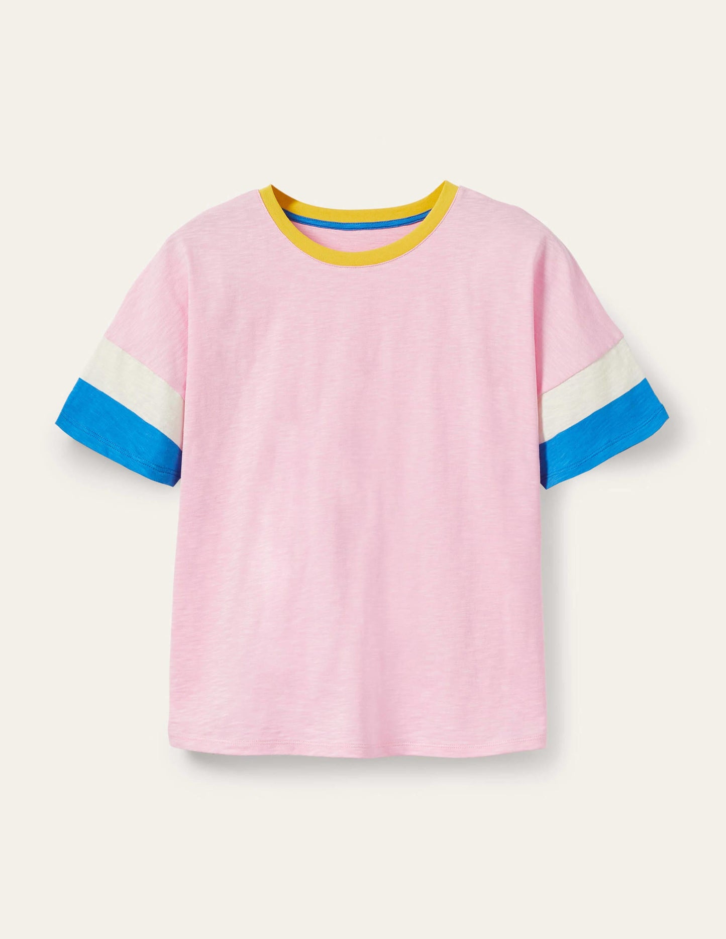 Clarissa Jersey T-shirt-Soft Peony