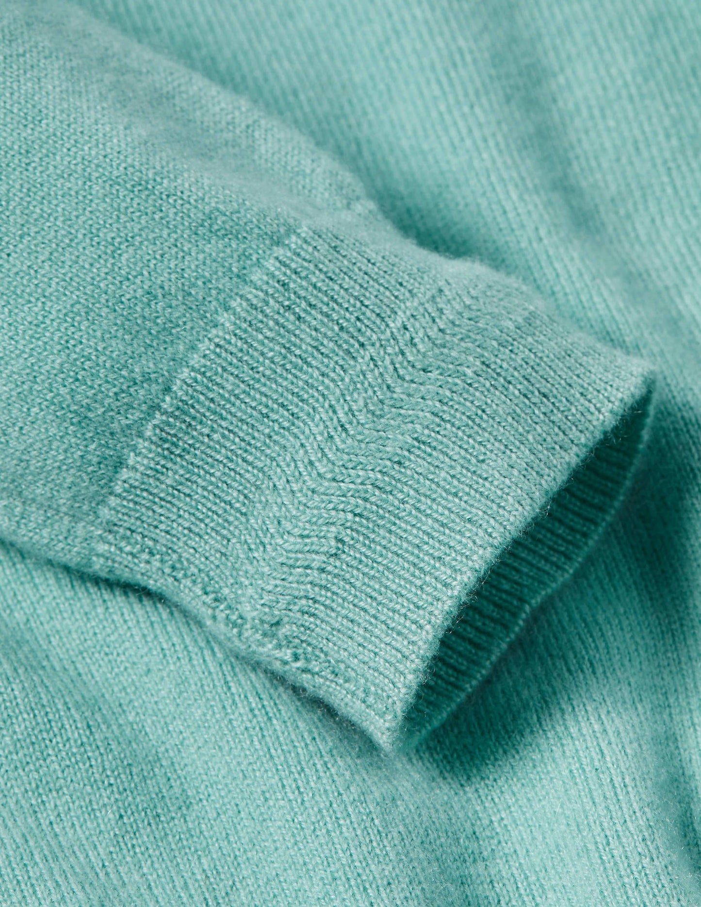 Cashmere Crew Neck Jumper-Apple Mint