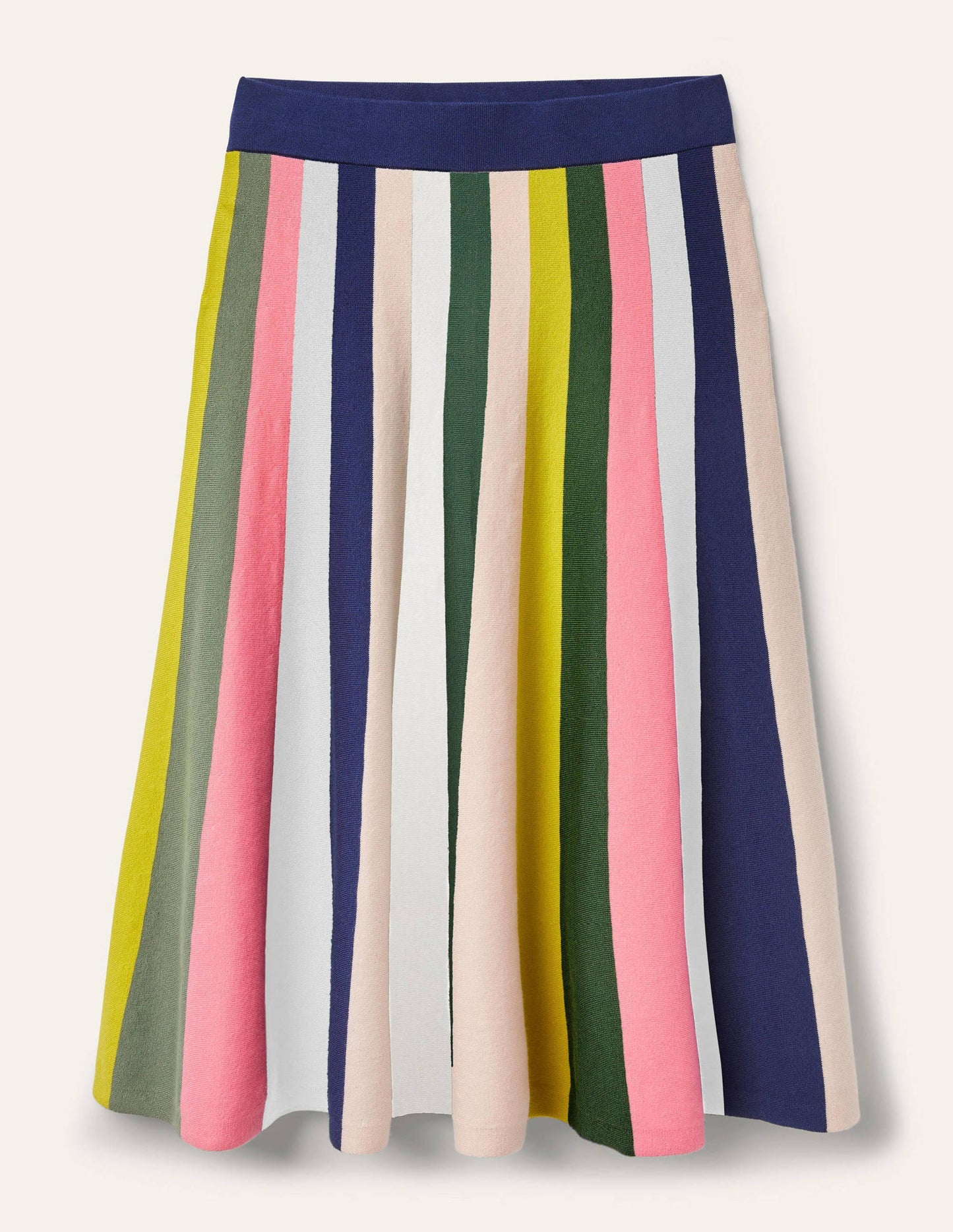 Colette Knitted Skirt-Multi Stripe