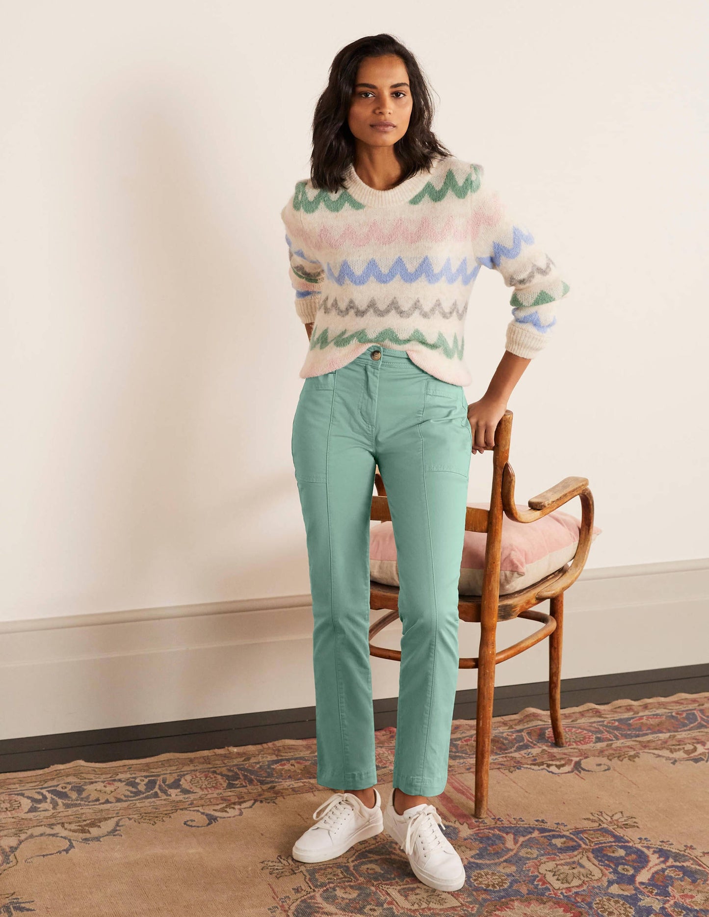 Abingdon Trousers-Apple Mint
