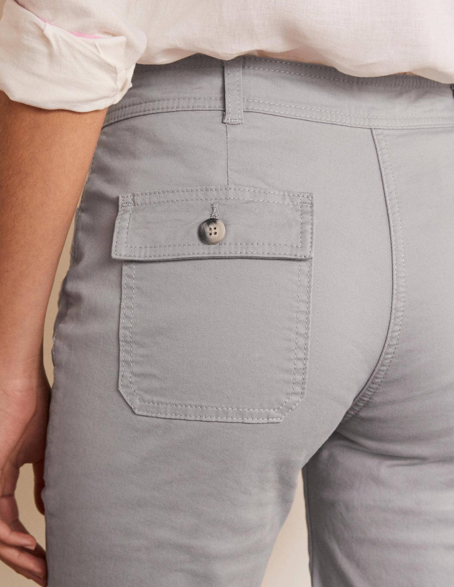 Abingdon Trousers-Grey Squirrel