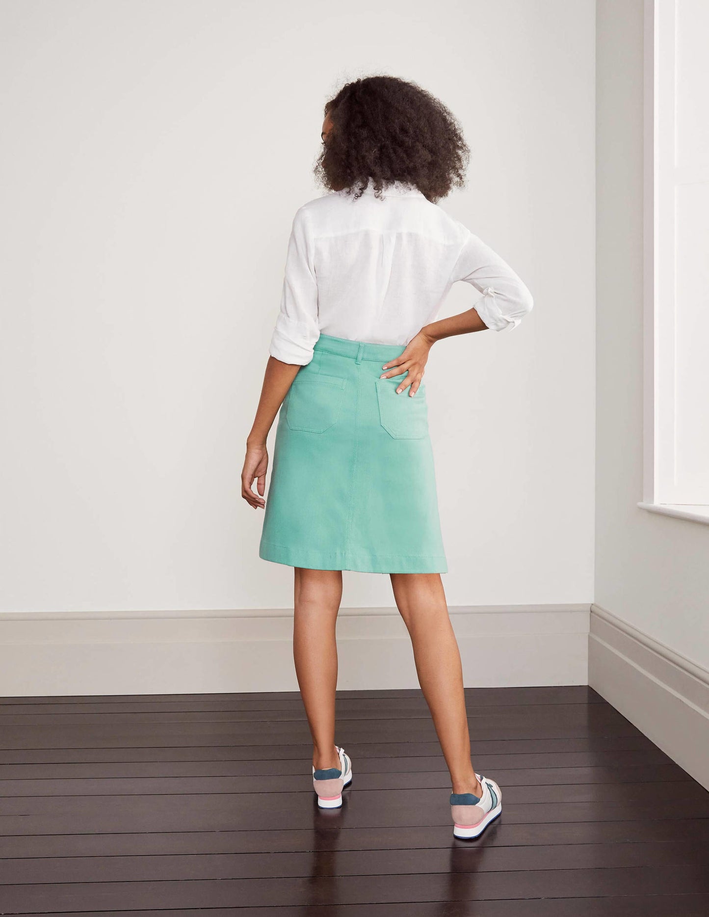 Abingdon Mini Skirt-Apple Mint