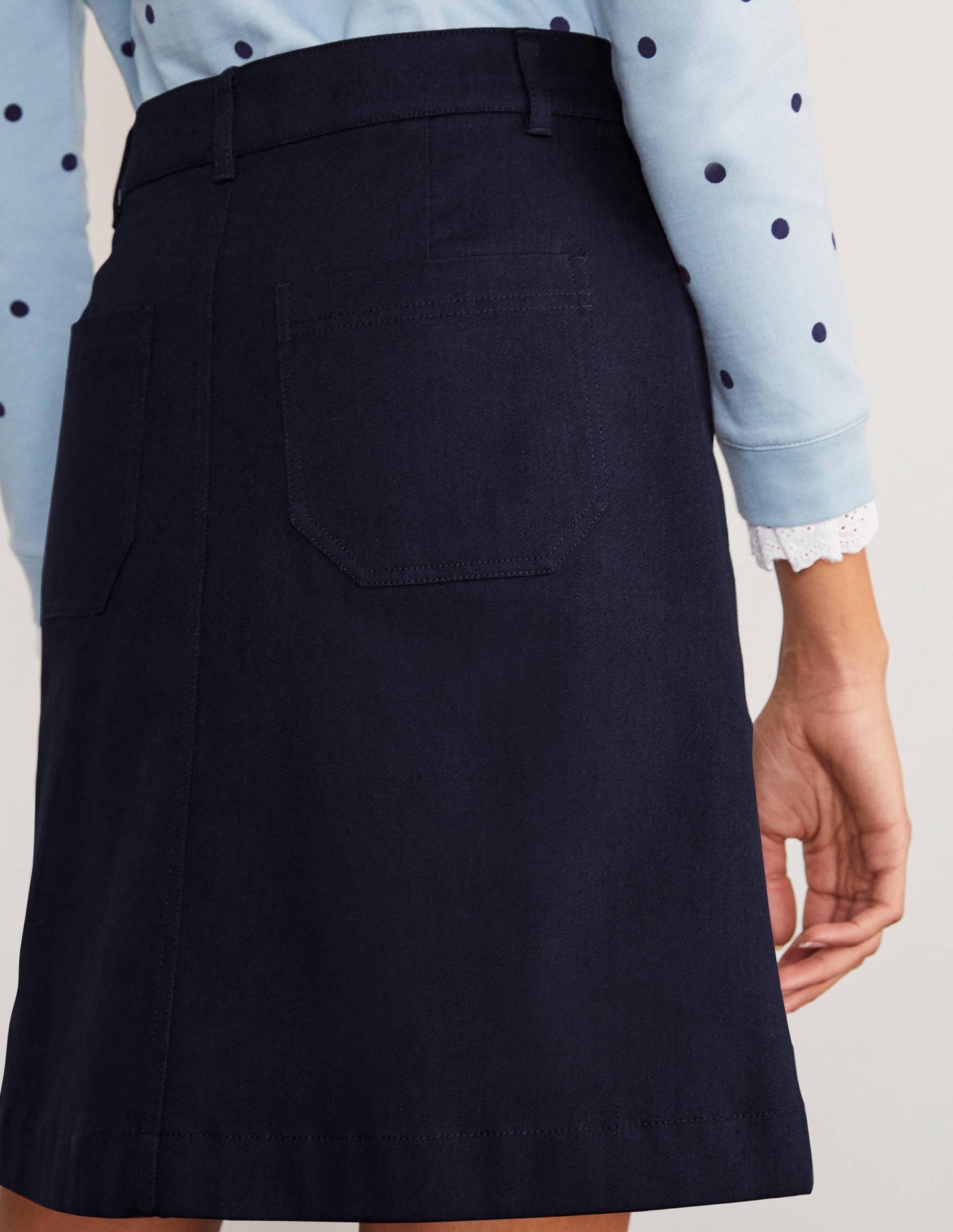 Abingdon Mini Skirt-Navy
