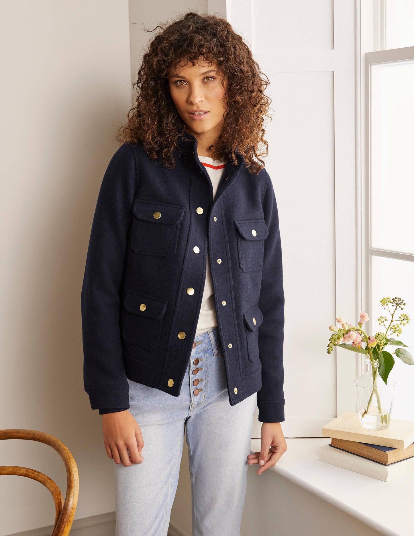 Holkham Jacket-Navy