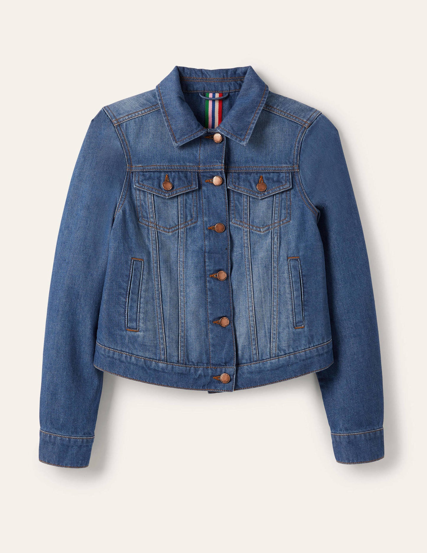 Classic Denim Jacket-Mid Vintage