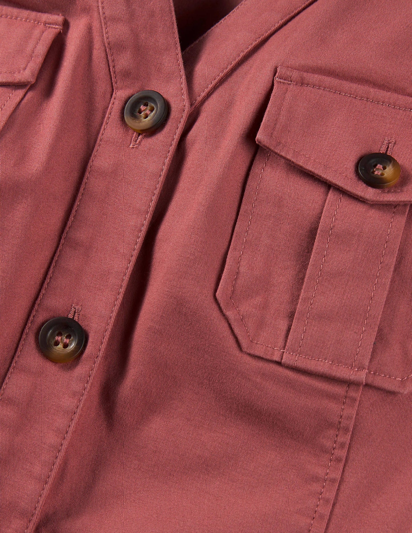 Cecily Shirt Dress-Dusty Rose