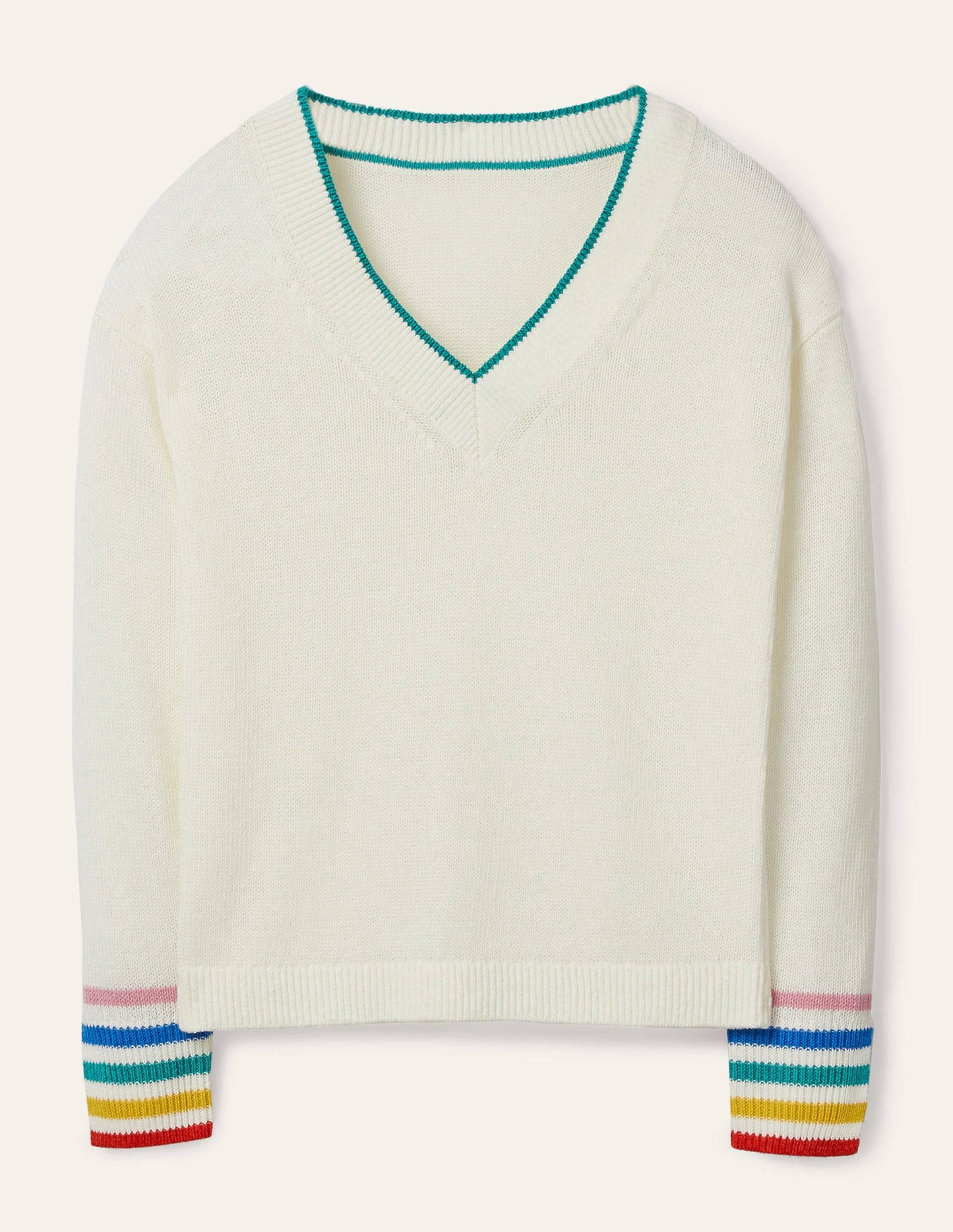 Bamburgh Relaxed Jumper-Ivory