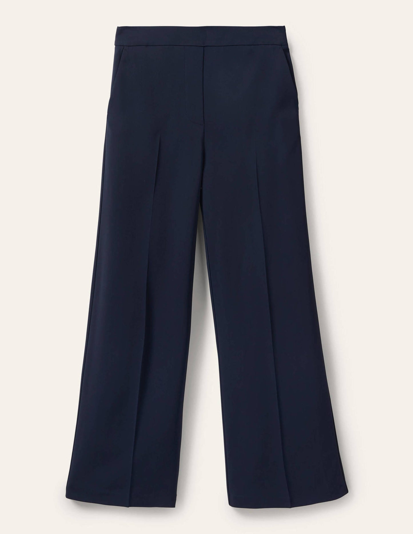 Albemarle Wide Leg Trousers-Navy