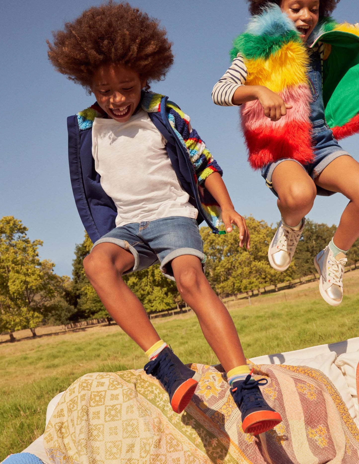 Adventure-flex Denim Shorts-Mid Vintage