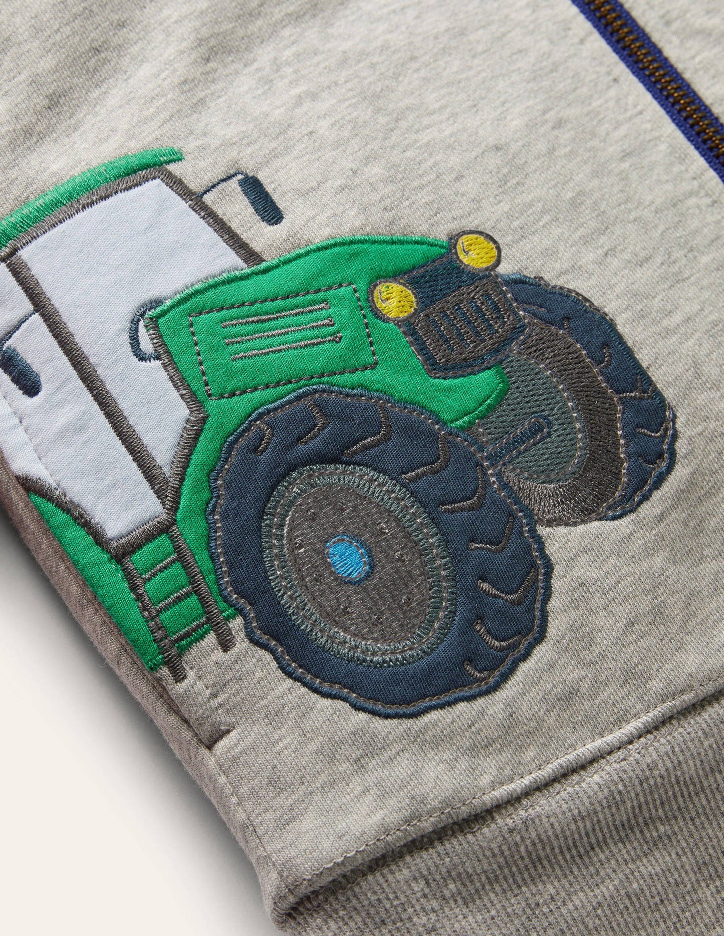 Shaggy-lined Interest Hoodie-Grey Marl Tractors