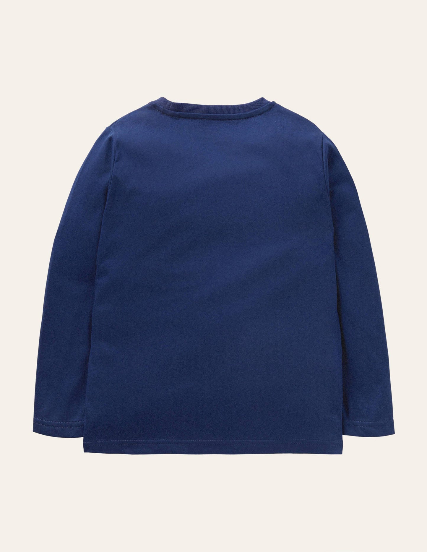 Double Flap Animal T-shirt-Starboard Blue Dinosaur