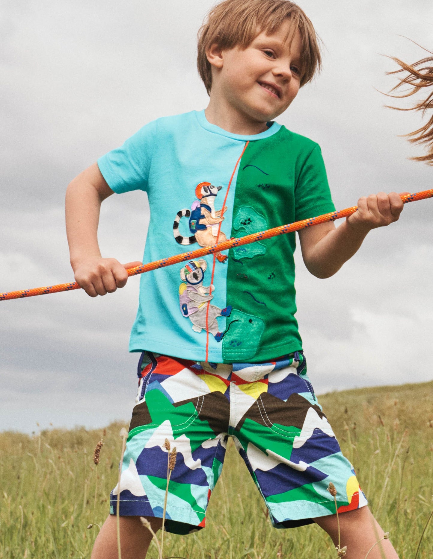 Adventure Shorts-Multi Mountain Camo