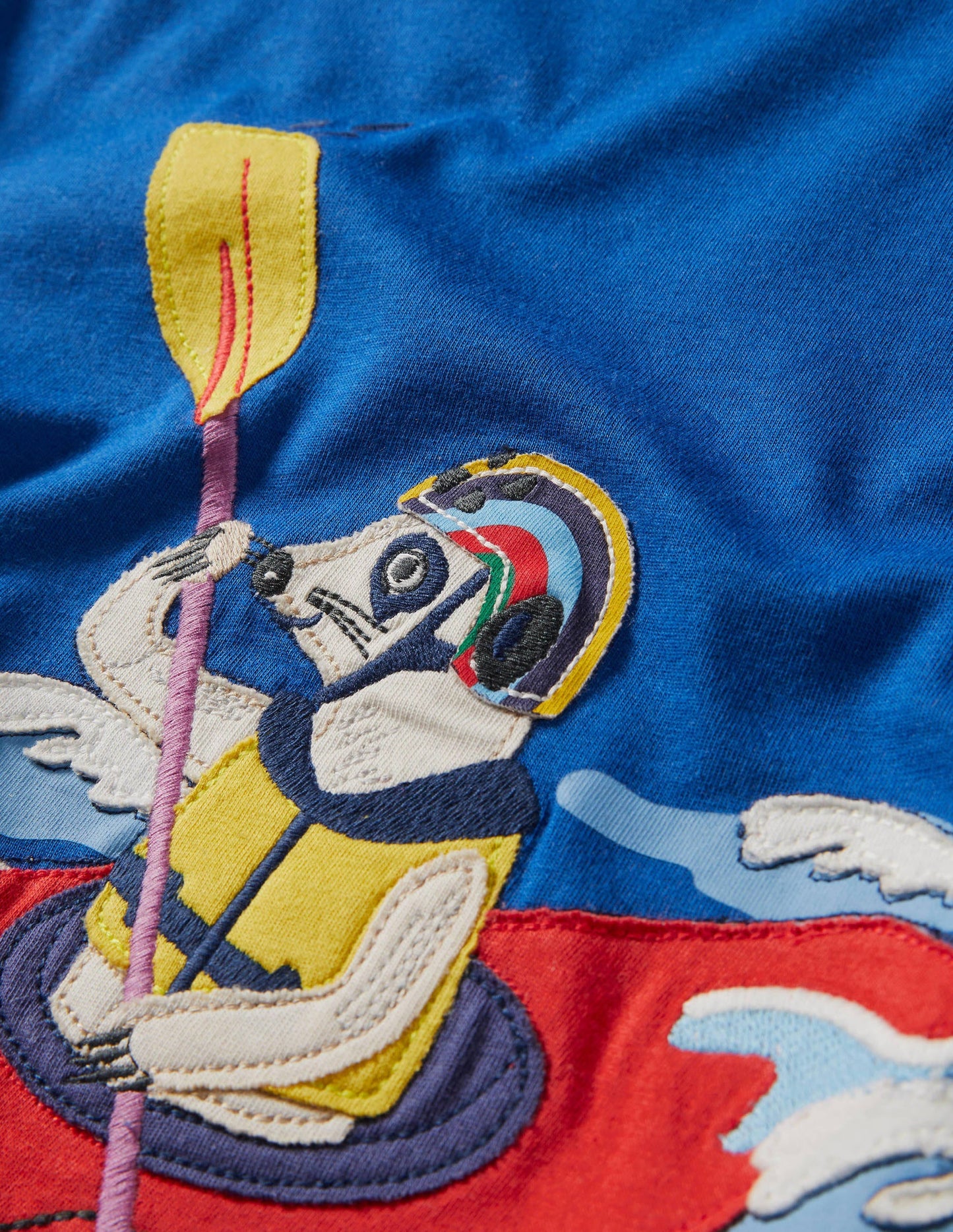 Animal Adventure T-shirt-Blue Wave Meerkat