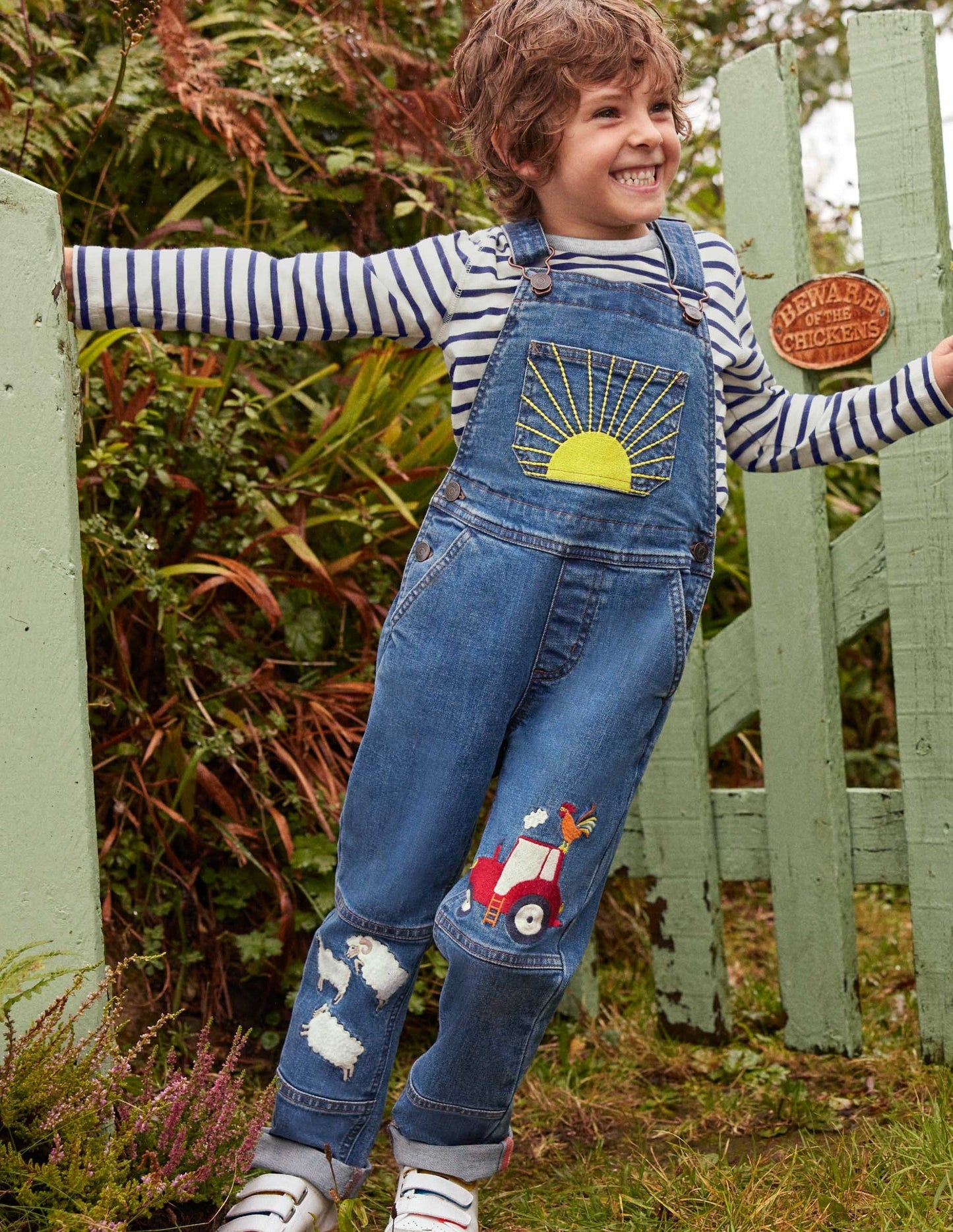 Fun Dungarees-Dark Vintage Weather