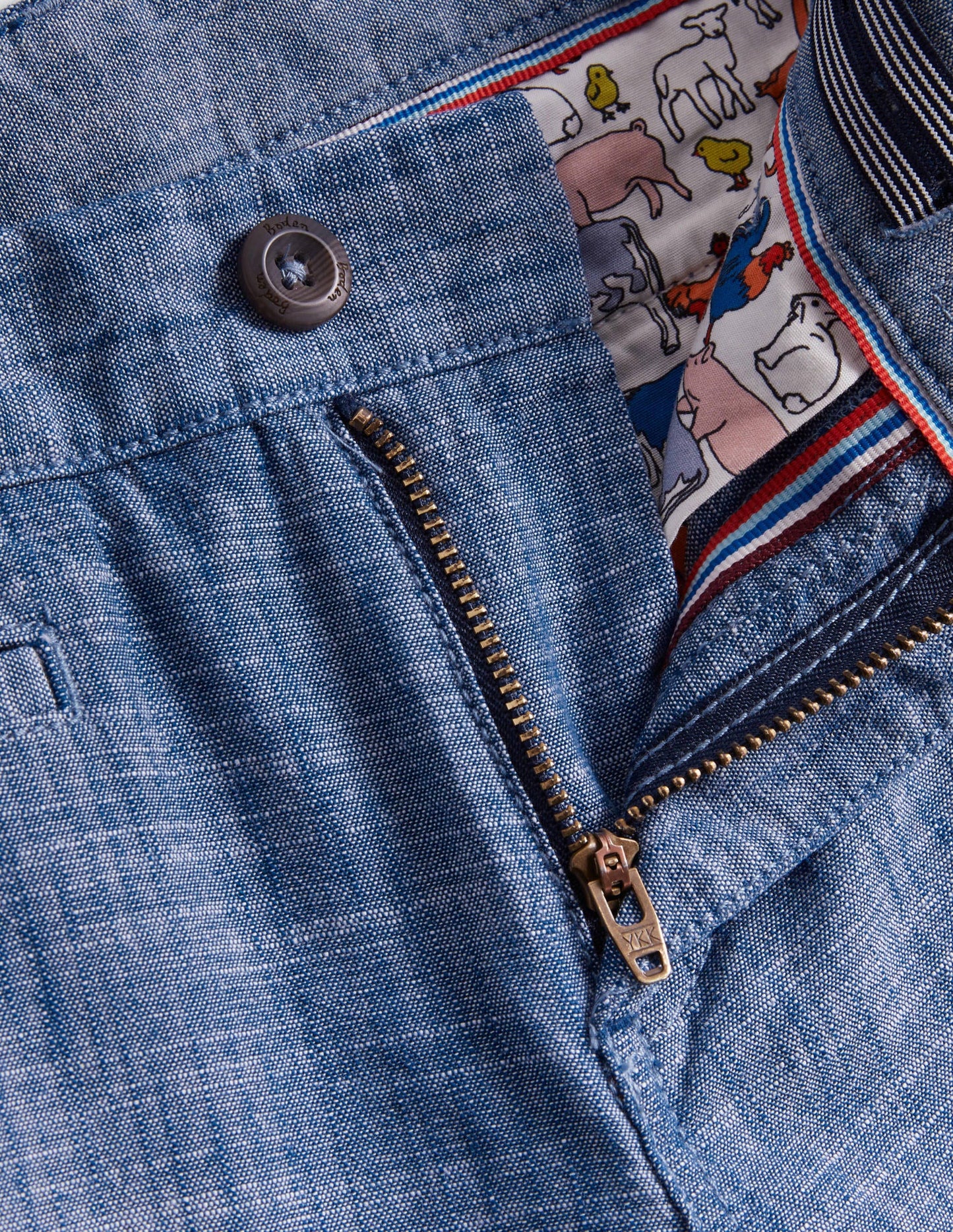 Chino Shorts-Chambray Blue