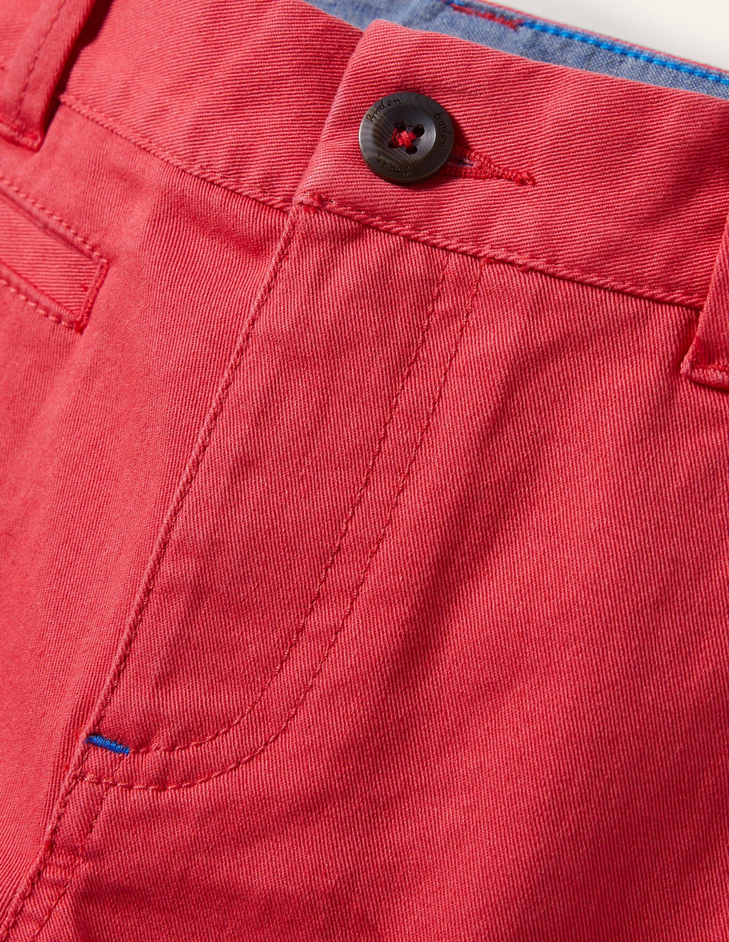 Chino Shorts-Cherry Tomato Red