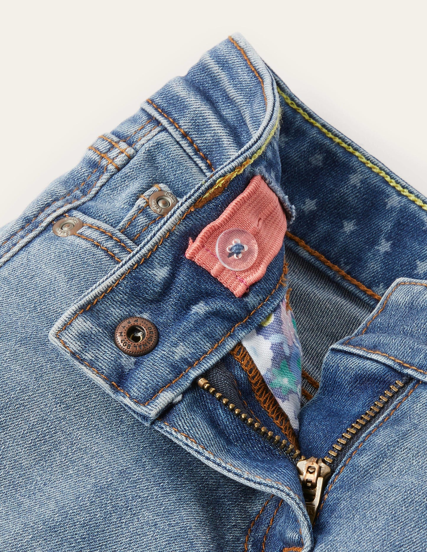 Active-flex Slim Fit Jeans-Light Vintage Denim