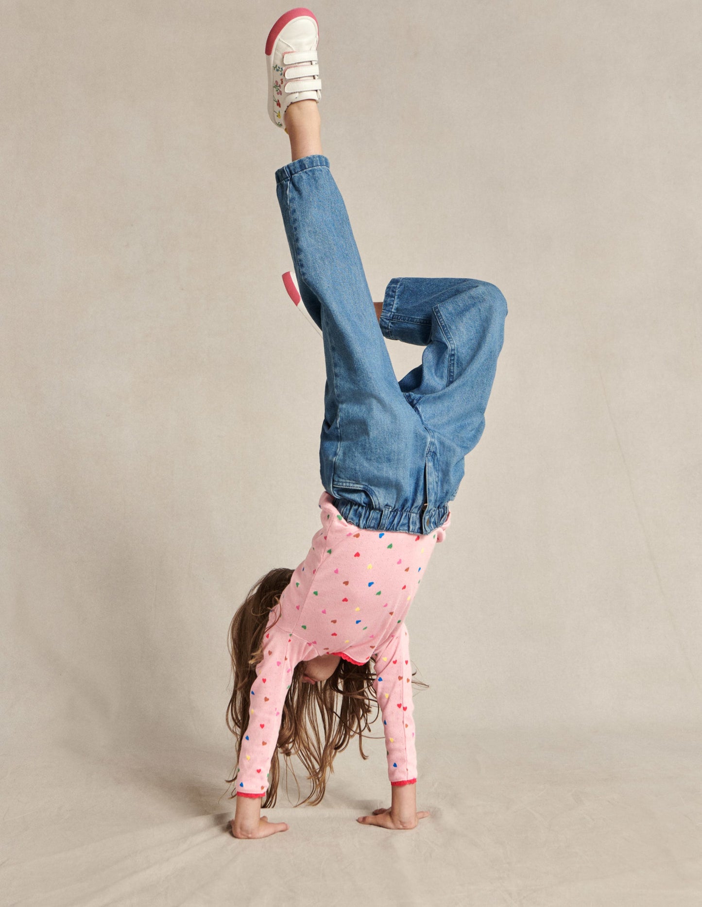 Barrel Leg Jeans-Mid Vintage Denim