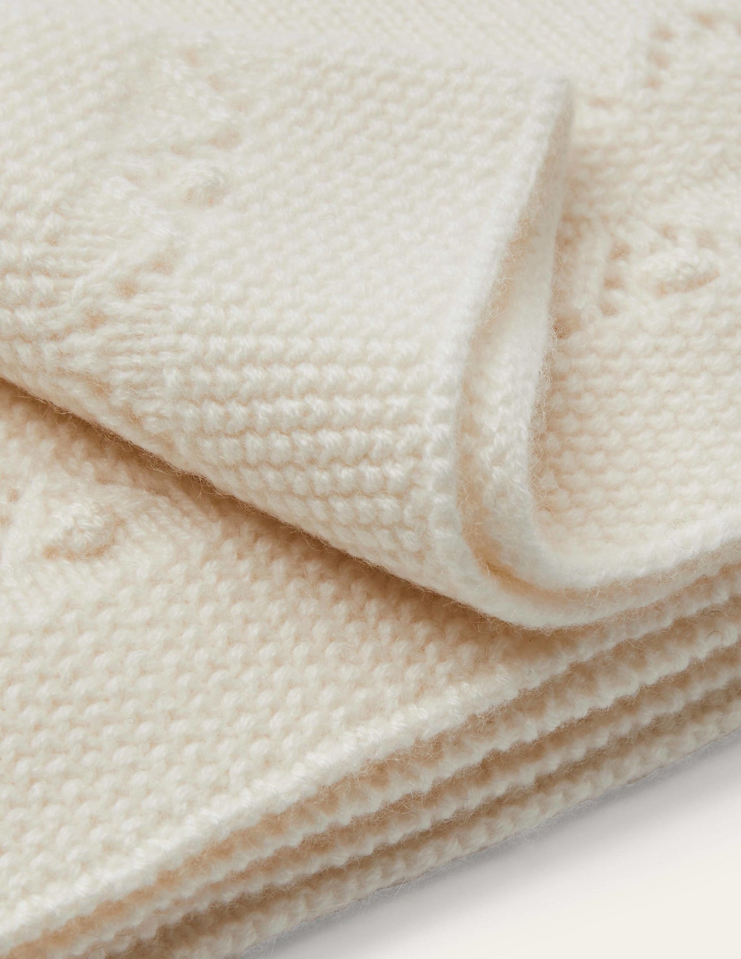 Cosy Cashmere Blanket-Ecru