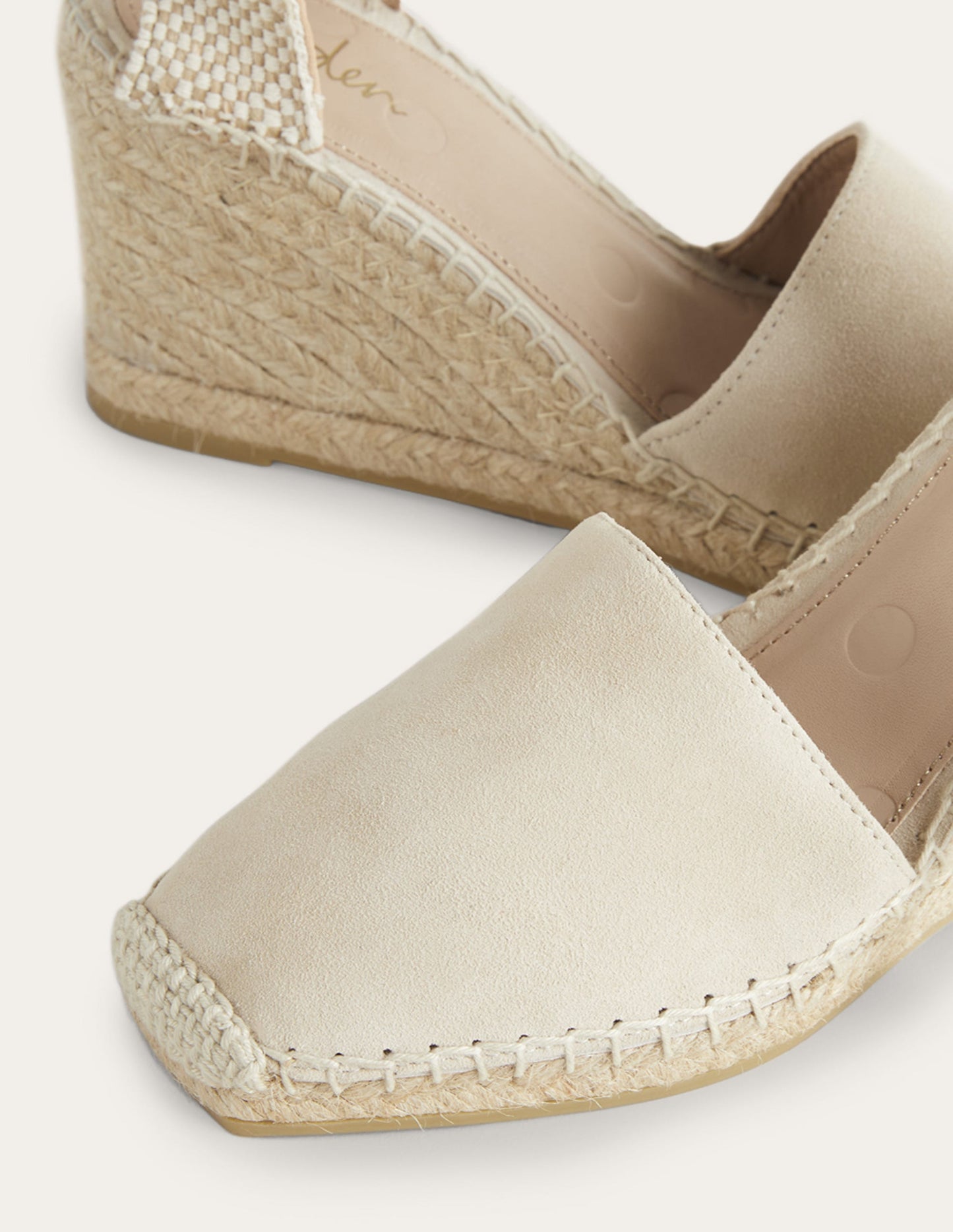 Esme Espadrille Wedges-Oatmeal